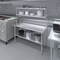 Amgood 14 in. x 60 in. AmGood Stainless Steel Double Deck Over Shelf DOS-1460-Z - alternate 5